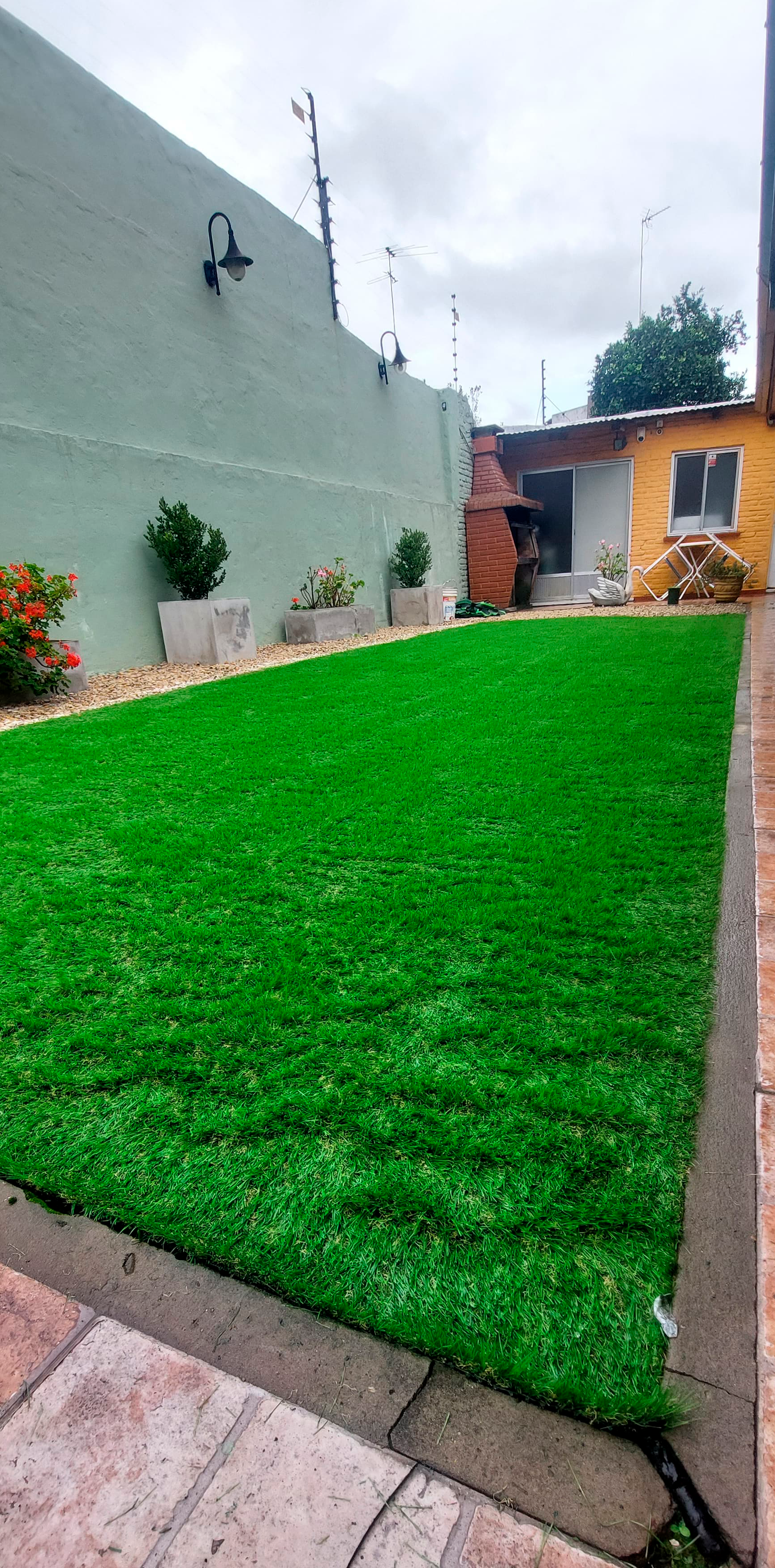 Patio renovado